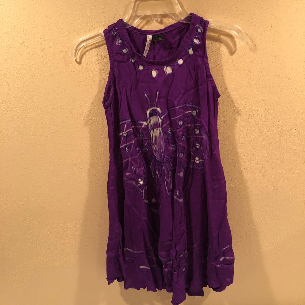 Girls butterfly top/dress/beach cover up.